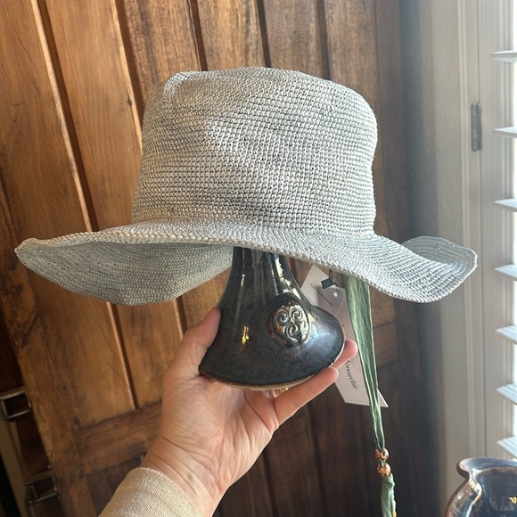 Modern Monarchie summer straw hat in Baby blue. Small. NWTs - Picture 7 of 8